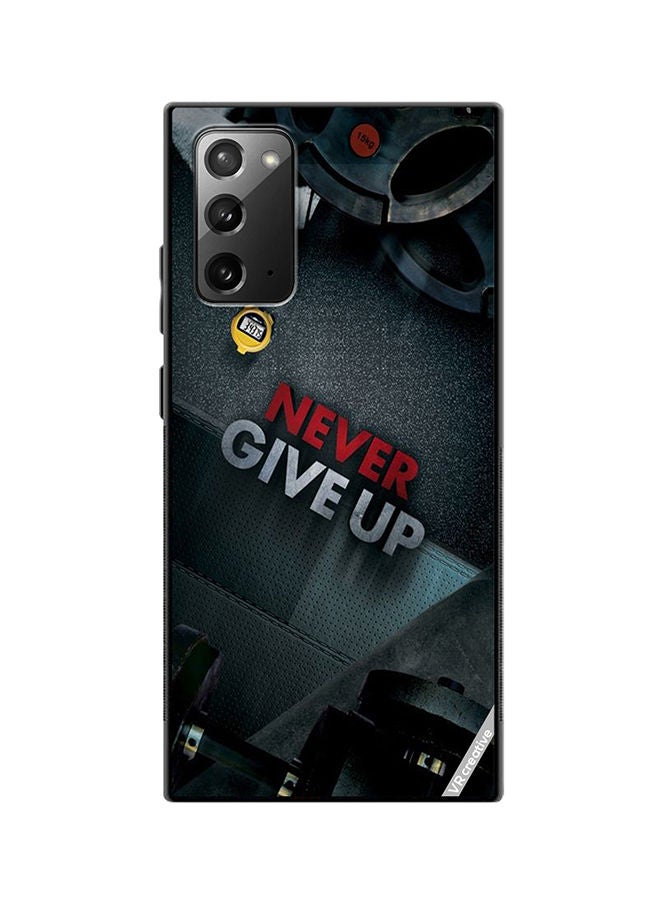 VR CREATIVE Protective Case Cover For Samsung Galaxy Note20 5G Never Give Up Design Multicolour - Image 1