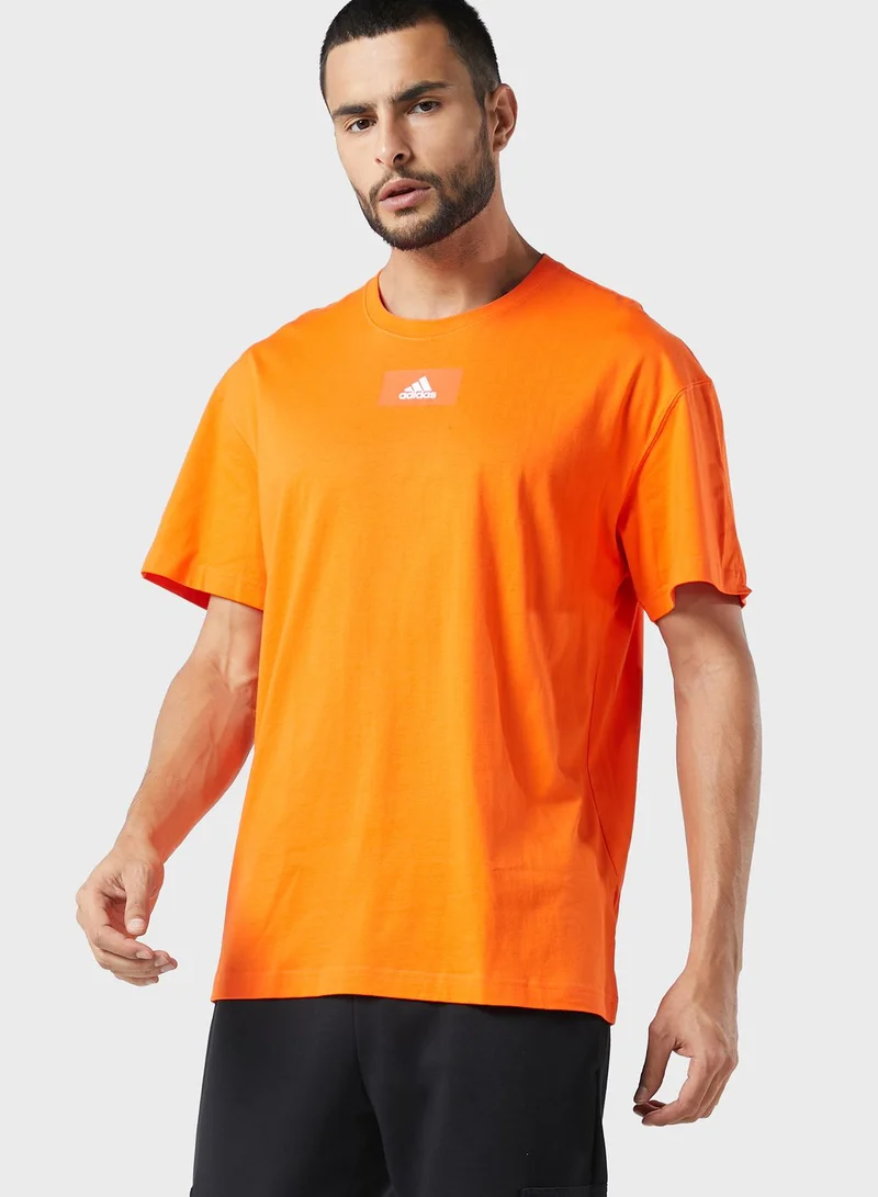 Adidas Logo  T-Shirt