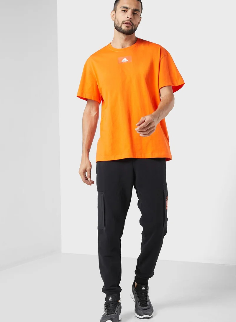 Adidas Logo  T-Shirt