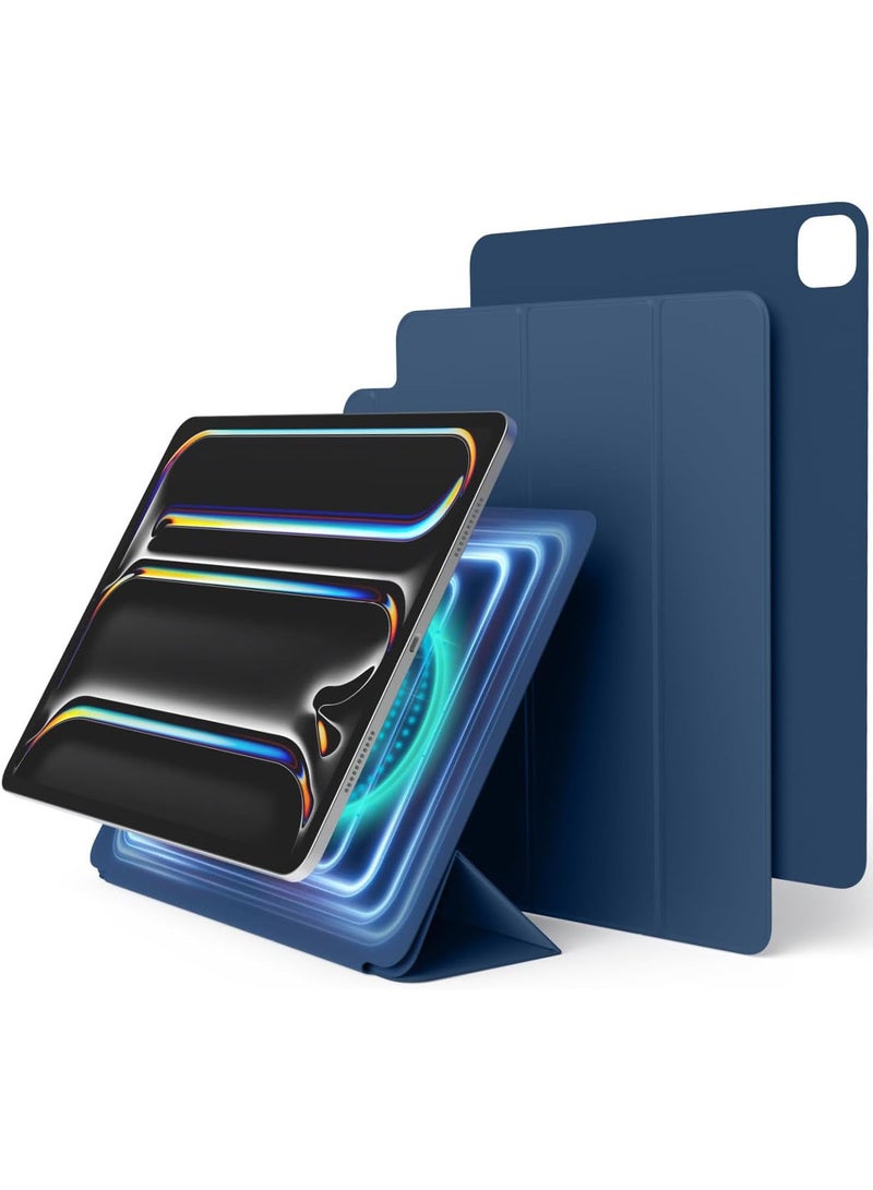 Elago Magnetic Folio for iPad Pro 13 inch case M5/M4 (2025-2024) cover with Auto Sleep and Wake Function - Blue - Image 1