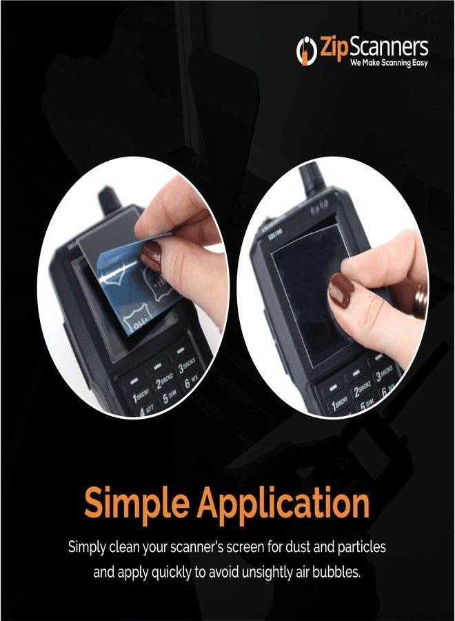 Zip Scanners | Screen Protectors for Police Scanners | Anti Glare, Anti Finger Print | 3-Pack Cut to the Exact Dimensions of the Uniden SDS100 Police Scanner - Image 5