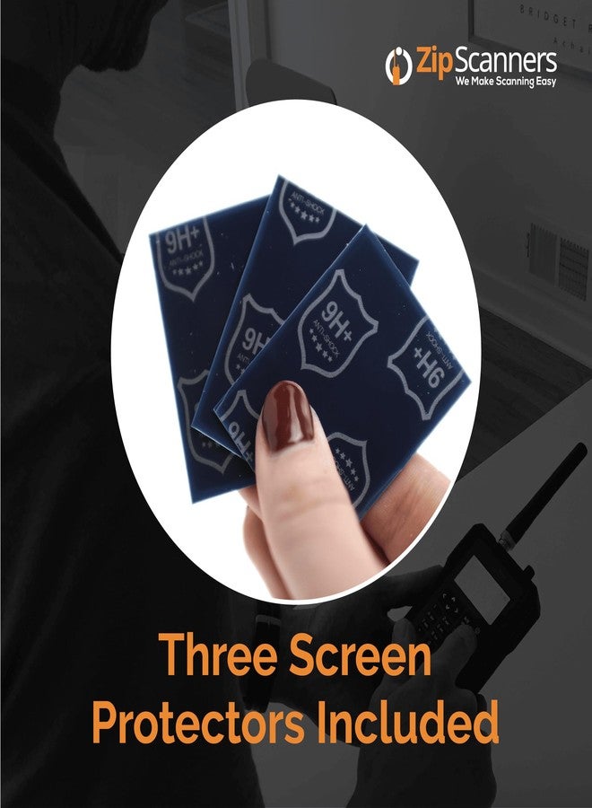 Zip Scanners | Screen Protectors for Police Scanners | Anti Glare, Anti Finger Print | 3-Pack Cut to the Exact Dimensions of the Uniden SDS100 Police Scanner - Image 4