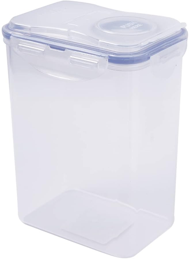 لوك اند لوك حاوية طعام Hpl813F بغطاء، أزرق شفاف، عرض 11.0 سم × ارتفاع 19.5 سم × ارتفاع 15.5 سم، مستطيلة الشكل، مصنوعة من البولي بروبيلين - Image 2