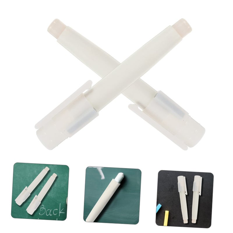2Pcs Lightweight Dustless Chalk Holder Clip Extension Water Soluble For Classroom Home Office Teacher Gift - Image 5