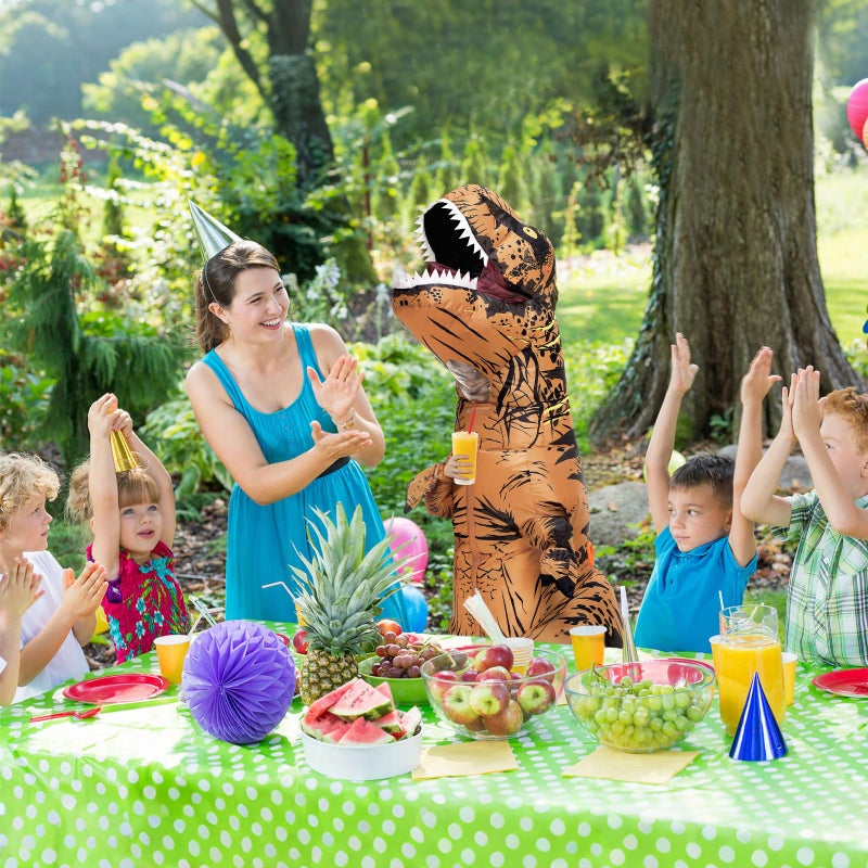 Servllcell Inflatable Dinosaur Costume for Kids,Halloween Costumes T Rex Blow Up Costumes for Boys Girls,Funny Cosplay Party - Image 5