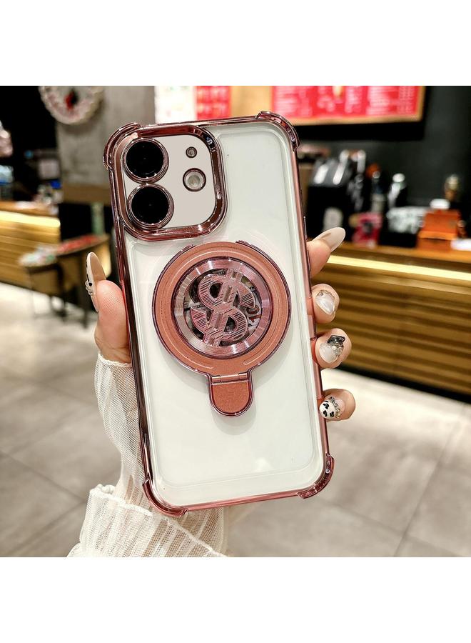 S-TOP Case For iPhone 11 Space MagSafe Holder Phone Case with Lens Film - Image 1