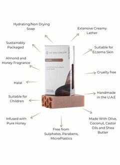 THE SKIN CONCEPT The Skin Concept Artisanal Soap Bar - Honey - Handmade  - Image 4
