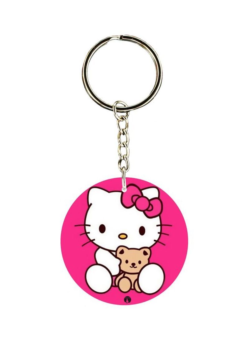 Hello Kitty Printed Keychain