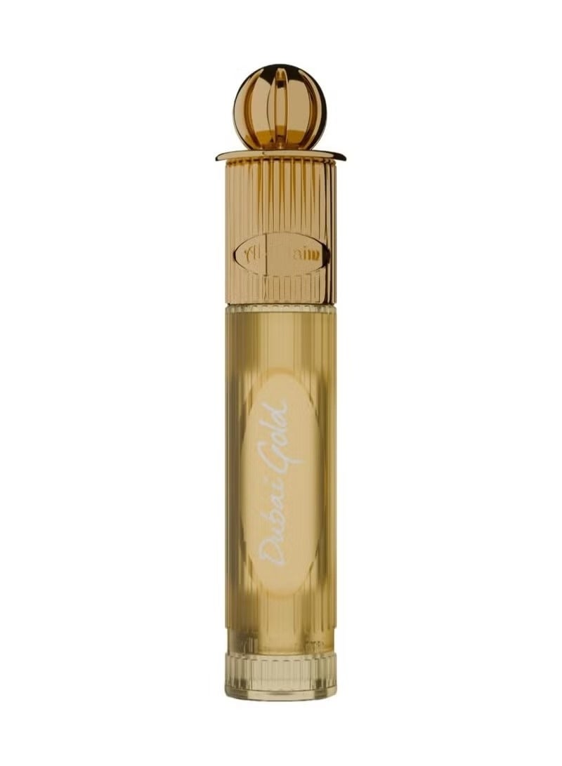 Al Nuaim Al-Nuaim Dubai Gold Attar Roll On Perfume Oil 6ml | Alcohol Free Concentrated Ittar for Men & Women | Long Lasting Oriental Woody Musky Fragrance | Premium Arabic Perfume Oil Pocket Size - Image 2