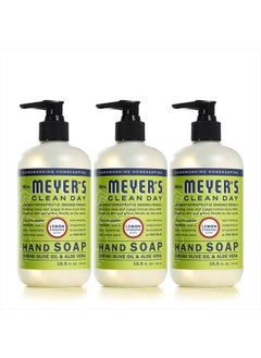 Mrs. Meyer's Clean Day Mrs. Meyer's Clean Day Liquid Hand Soap, Cruelty-Free, and Biodegradable Hand Wash Made with Essential Oils, Lemon Verbena Scent, 12.5 Oz (Pack of 3)  - Image 1