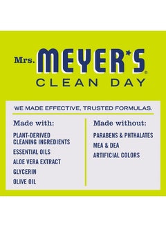 Mrs. Meyer's Clean Day Mrs. Meyer's Clean Day Liquid Hand Soap, Cruelty-Free, and Biodegradable Hand Wash Made with Essential Oils, Lemon Verbena Scent, 12.5 Oz (Pack of 3)  - Image 4