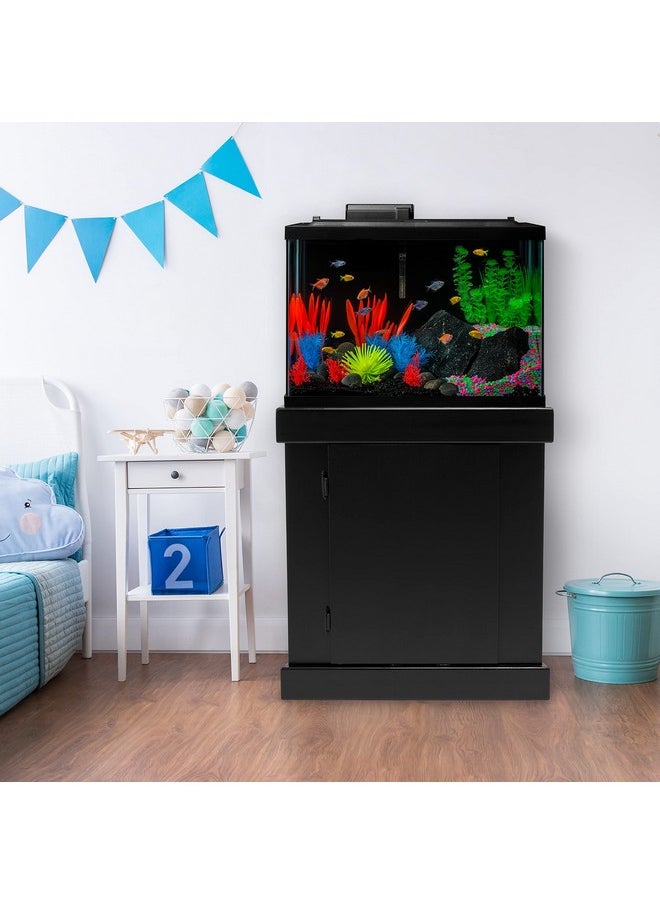 جلو فيش مجموعة نباتات فلورية متعددة الاستخدامات من GloFish، تحتوي على 3 نباتات لأحواض السمك من عشبة الصفصاف، وعشبة الشعر، والبرتيرول (29282)  - Image 5