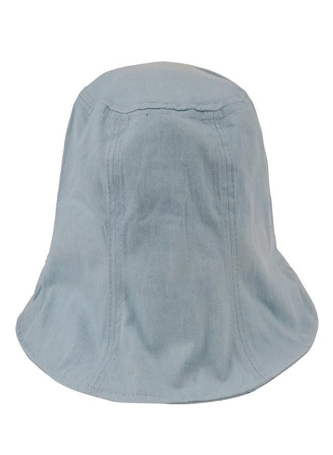 Krystle Unisex Fishermen Denim Bucket Hat (for Youth) (Pack of 1) (AL-01_Grey_Free Size)(Grey) - Image 1