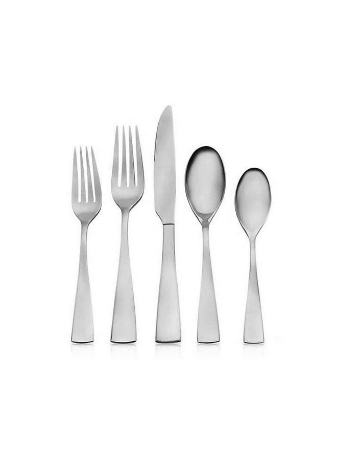 ONEIDA Grayson 20 Piece Everyday Flatware Set Service For 4 18/0 Stainless Steel Silverware Set Dishwasher Safe  - Image 2