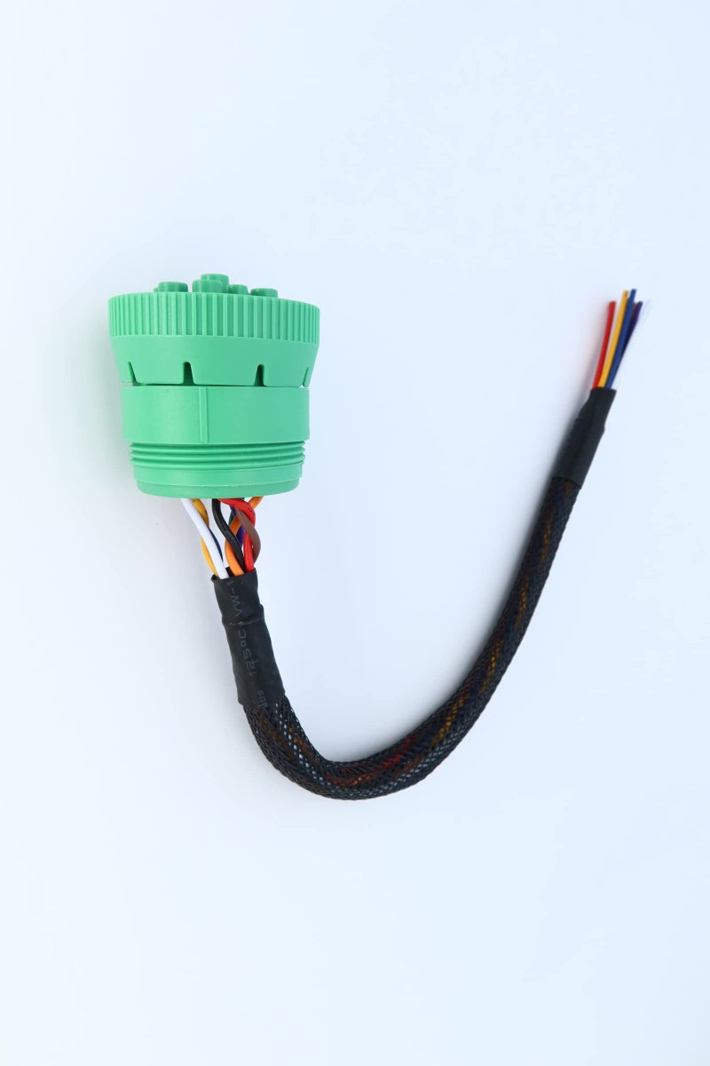 MITOB Green 9 P j1939 Pigtail Cable 9PIn Male to Open End Pigtail Cable - Image 2