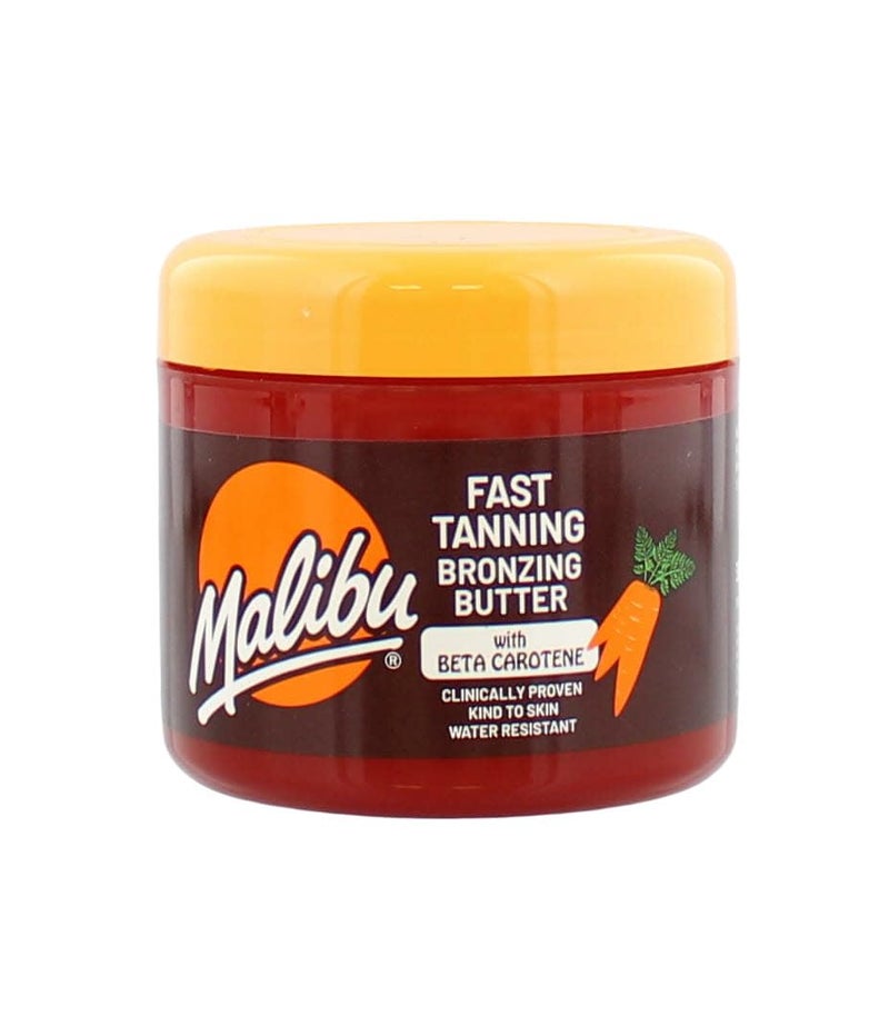 Malibu Sun Fast Tanning Gel, 10.1 Fl Oz, Deep Tan Accelerator with Carrot, Beta Carotene and Vitamin E, Tropical Coconut, Water-Resistant, for Outdoor and Sunbed Use, Made in UK - Image 1