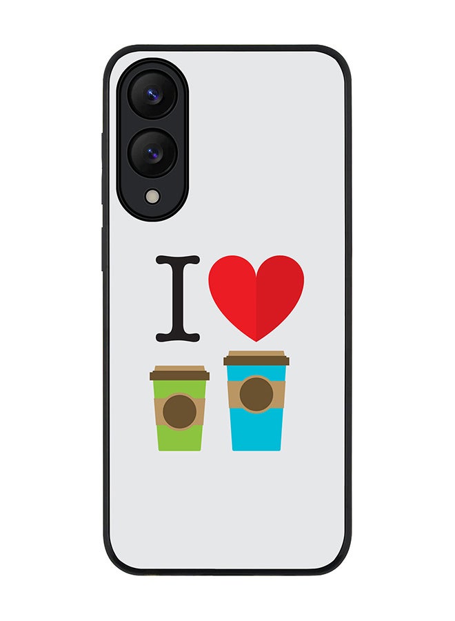 Stylizedd For Samsung Galaxy S25 Edge Case,Slim fit Camera Protection, Shockproof Thin Phone cover  - I Love Coffee