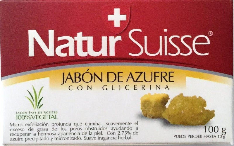 Natur Suisse Sulfur Soap Natur Suisse Jabon De Azufre Sulfur Soap 35 oz With Glycerin 