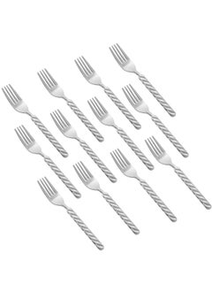 Dania A Dozen Braided Metal Eating Forks  - Image 1