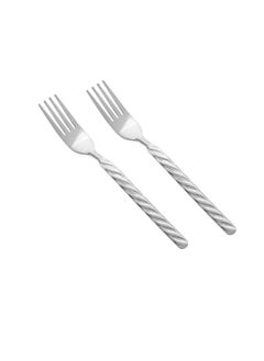 Dania A Dozen Braided Metal Eating Forks  - Image 2