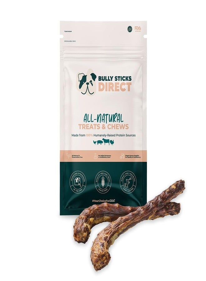 BULLY STICKS DIRECT Natural Goose (Geese) Necks for Dogs, Premium Protein-Rich Dog Chews, All Natural Dental Treats, Single Ingredient, 12 Pack - Image 1