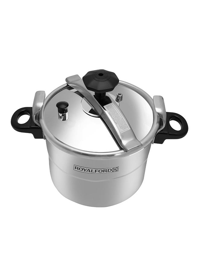 Royalford Aluminium Alloy Pressure Cooker Three-Ply Base Multi-Safety Device 30x30x25cm - Image 1