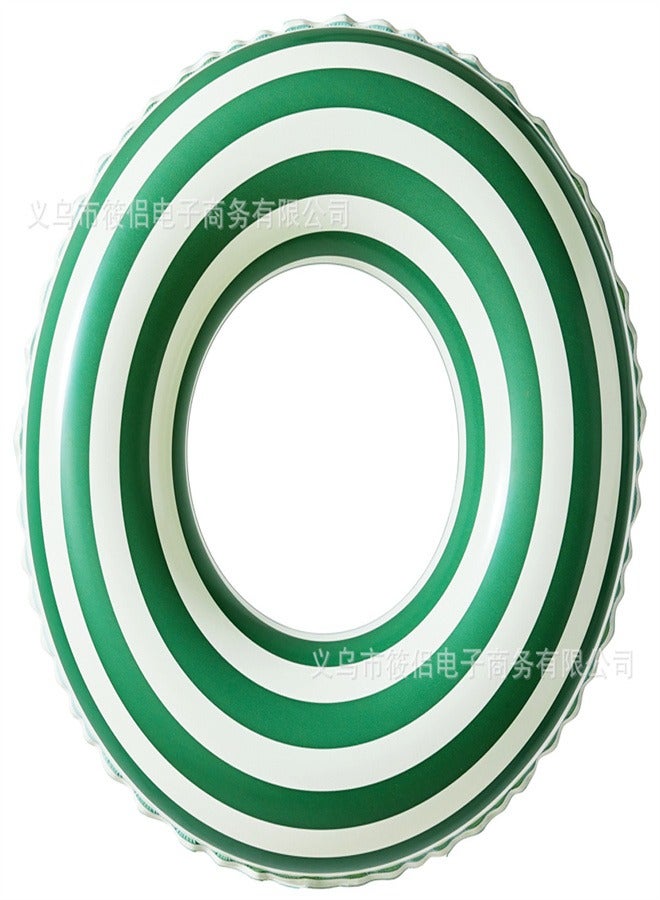 Loquat Children's Striped  Swimming Ring Green  - Image 3