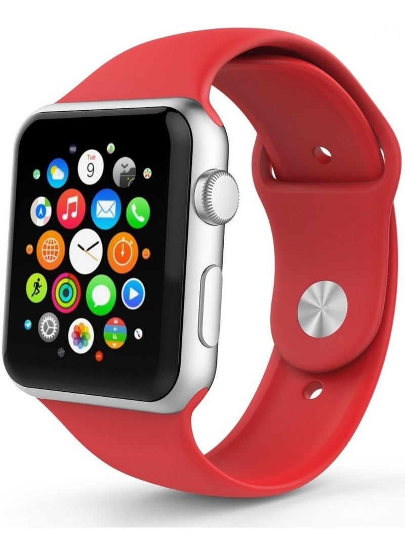 Undefined Smart Watch Similar To Apple Waterproof Red Bracelet  - Image 1