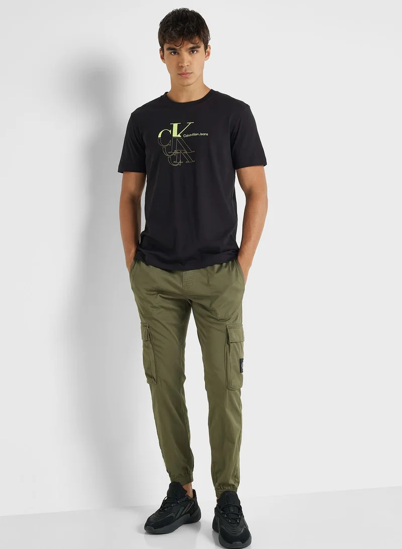 Calvin Klein Jeans Logo Crew Neck T-Shirt