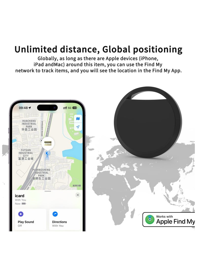 Generic - 4 Pack Smart Tag Bluetooth Trackers Work with Apple Find My (iOS Only), Lightweight Tag Prevent Loss of Luggage Wallets Keys Bags,Replaceable Battery,IP67 Waterproof(white) - Image 1
