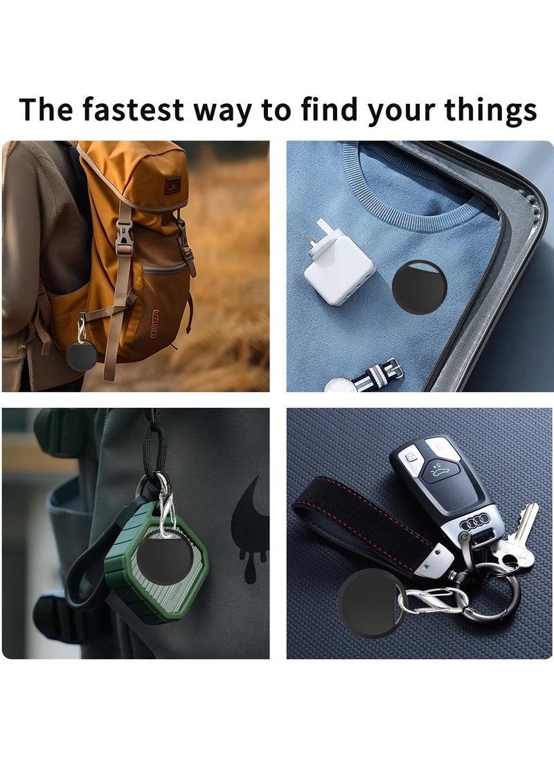 Generic - 4 Pack Smart Tag Bluetooth Trackers Work with Apple Find My (iOS Only), Lightweight Tag Prevent Loss of Luggage Wallets Keys Bags,Replaceable Battery,IP67 Waterproof(white) - Image 1