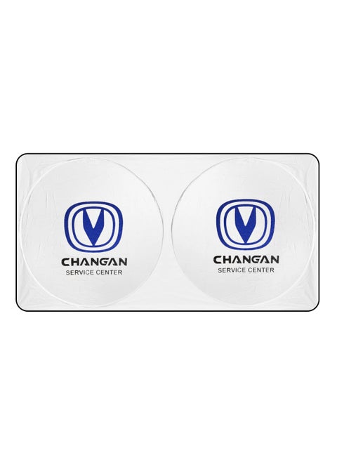 مظلة سيارة قابلة للطي من CHANGAN تحمي من الأشعة فوق البنفسجية والحرارة وتحافظ على برودة سيارتك وتمنع الأشعة فوق البنفسجية، ومظلة زجاج السيارة الأمامي، ومظلة السيارة، ومظلة الشمس للسيارة، ومظلة الشمس للسيارة، ومظلة الشمس