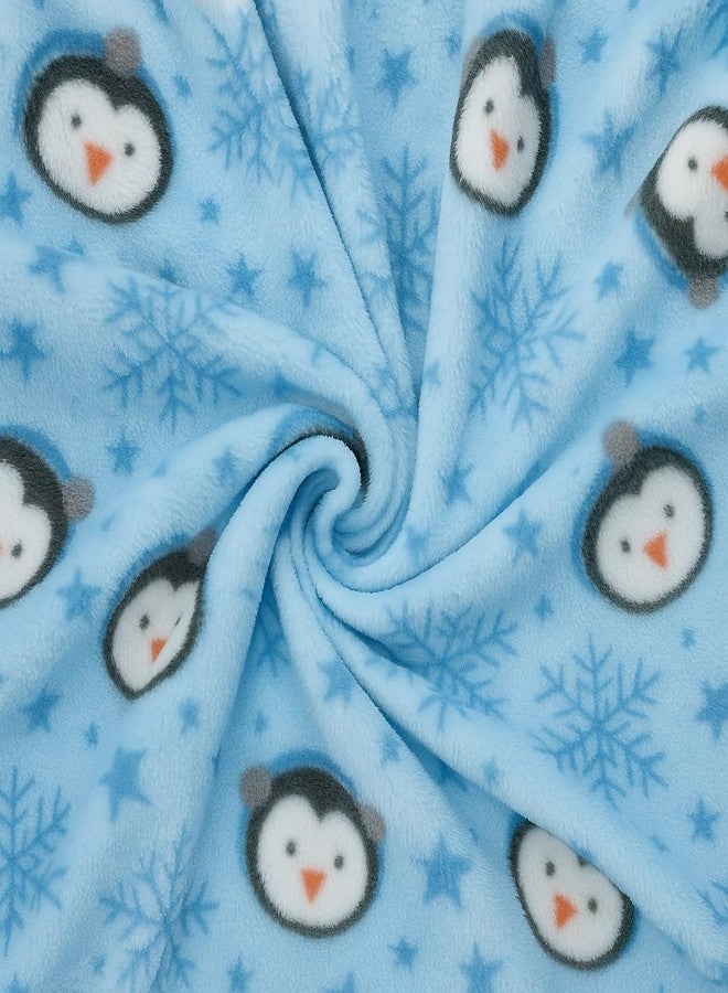 PWI Supersoft Baby Blanket Wrapper for Newborn | 30x40 inches | Lightweight AC Blanket for 0-2 Years | Ultra Soft & Skin-Friendly | Pack of 1 (Blue) - Image 2