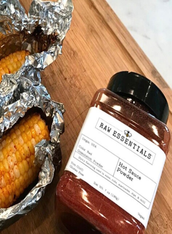 Raw Essentials Hot Sauce Powder | Spicy Seasoning for Salsas, Rubs, Marinades, Dips & Chili | Vegan, Gluten-Free, Non-GMO | 7 Ounce Bottle - Image 3