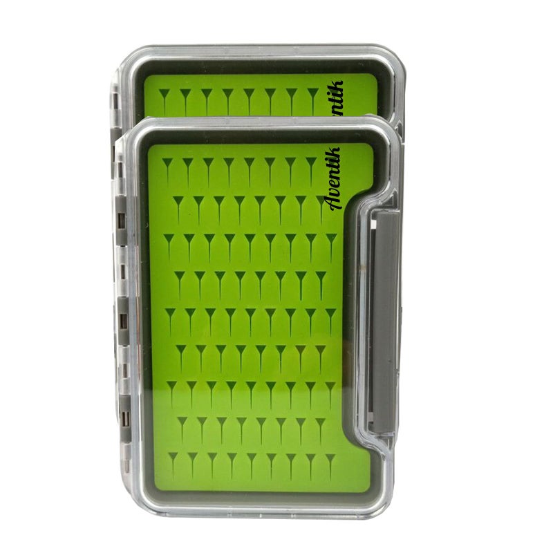 AVENTIK EUPHENG Aventik Fly Fishing Boxes Silicone Super Slim Fishing Storage Fishing Tackle Case Waterproof Best Pocket Sizes 736X402X063539X374 X0632pcg048mb