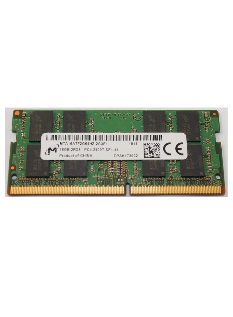 Micron Micron 16GB DDR4-2400 SODIMM Laptop RAM – MTA16ATF2G64HZ-2G3E1, PC4-17000, 2Rx8 