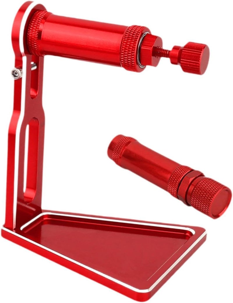 predolo RC Car Wheel Rim Tyre Balancer, Metal RC Car Tire Balance Tool, 12mm 17mm Hex Wheel Balancer Tool for 1/8 1/10 DIY Accessory, Red - Image 5
