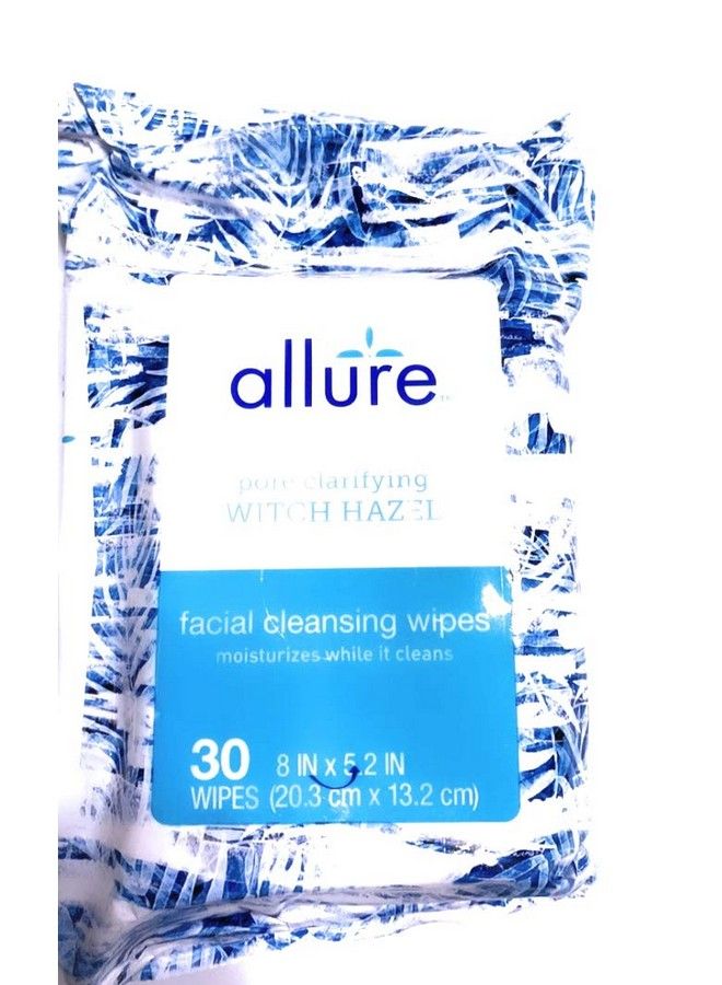 allure مناديل تنظيف الوجه بخلاصة بندق الساحرة لتوضيح المسام - Image 1
