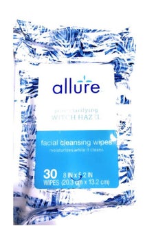 allure Pore Clarifying Witch Hazel Facial Cleansing Wipes  - Image 2