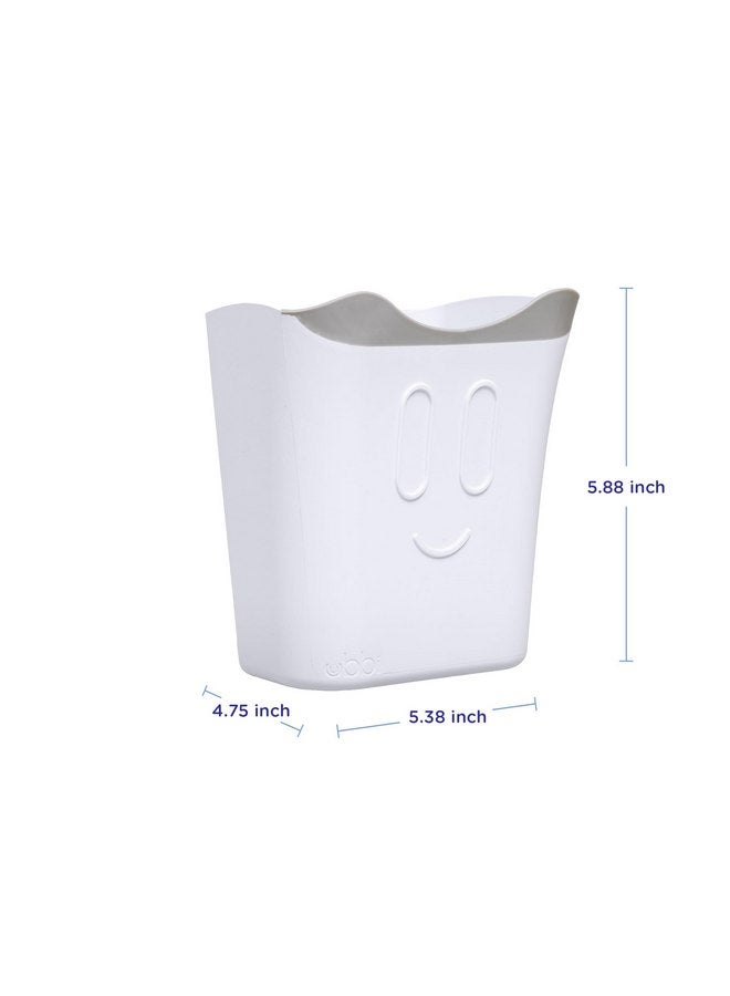 Ubbi Bath Rinse Cup for Babies & Toddlers, Baby Hair Rinse Cup, Newborn Bath Time Essential, Tear-Free Bath Accessory, White - Image 2