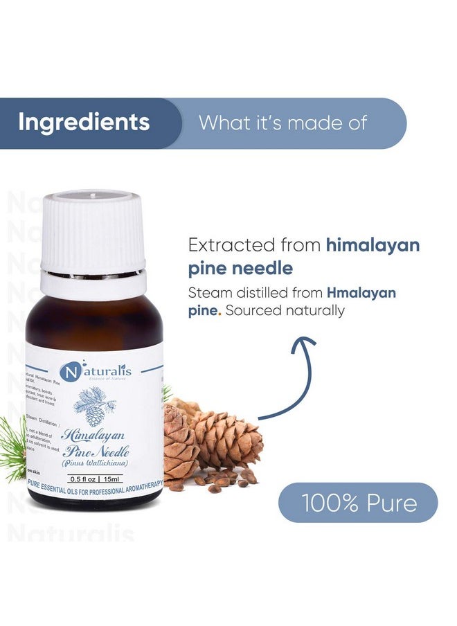 Naturalis Essence Of Nature Himalayan Pine Needle Essential Oil For Steaming, Aromatherapy And Relaxation And Diffuser - 15Ml  - Image 2