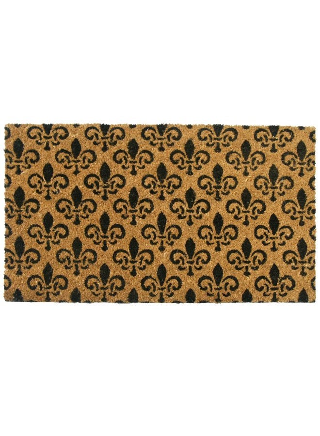 Rubber-Cal 10-106-008 St. Germaine Door Mat, 18 by 30-Inch, Tan - Image 1