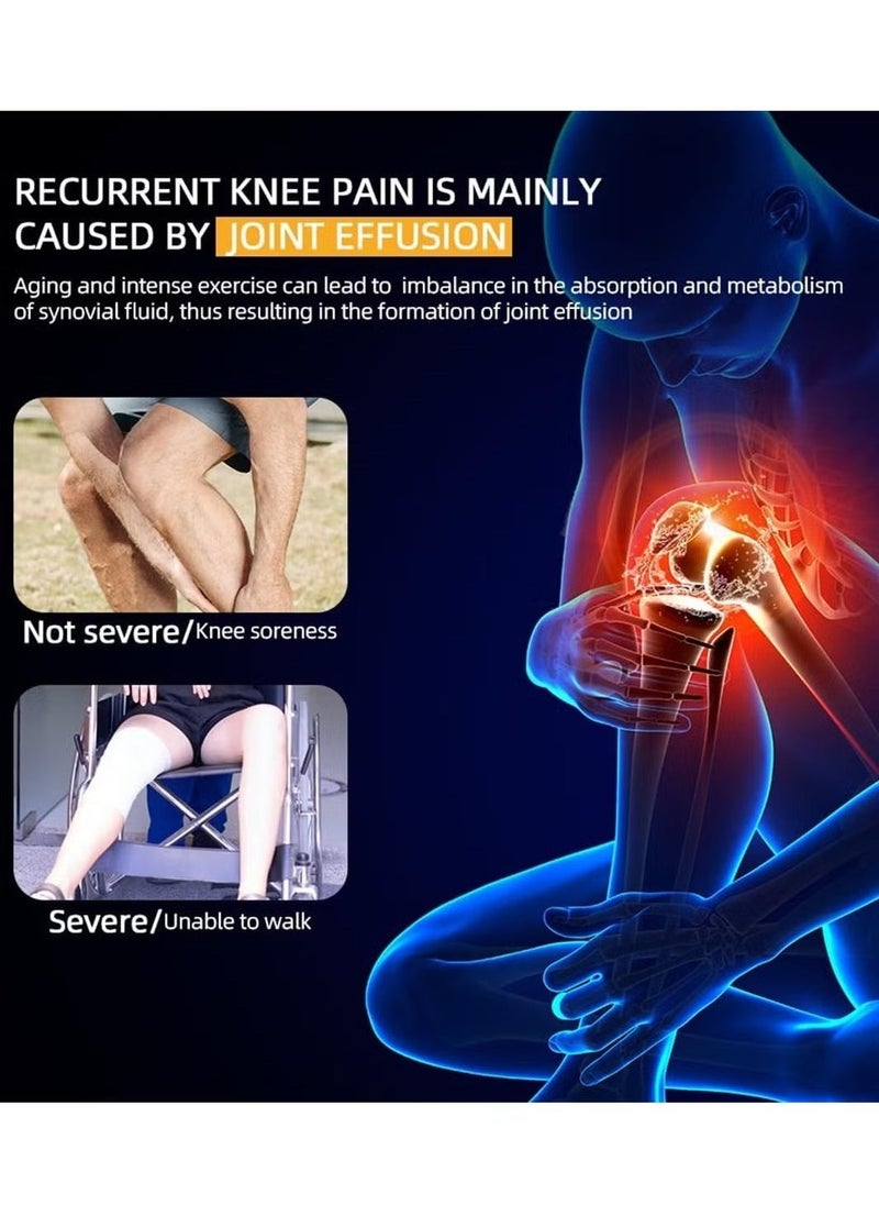 ELTRAZONE Portable Knee Massager with Heat & Vibration – Smart Hot Compress, LED Screen, Infrared, Laser Kneecap Relaxing Massager for Elbow, Shoulder, Joint Pain Relief, Stiffness Relief - Image 5