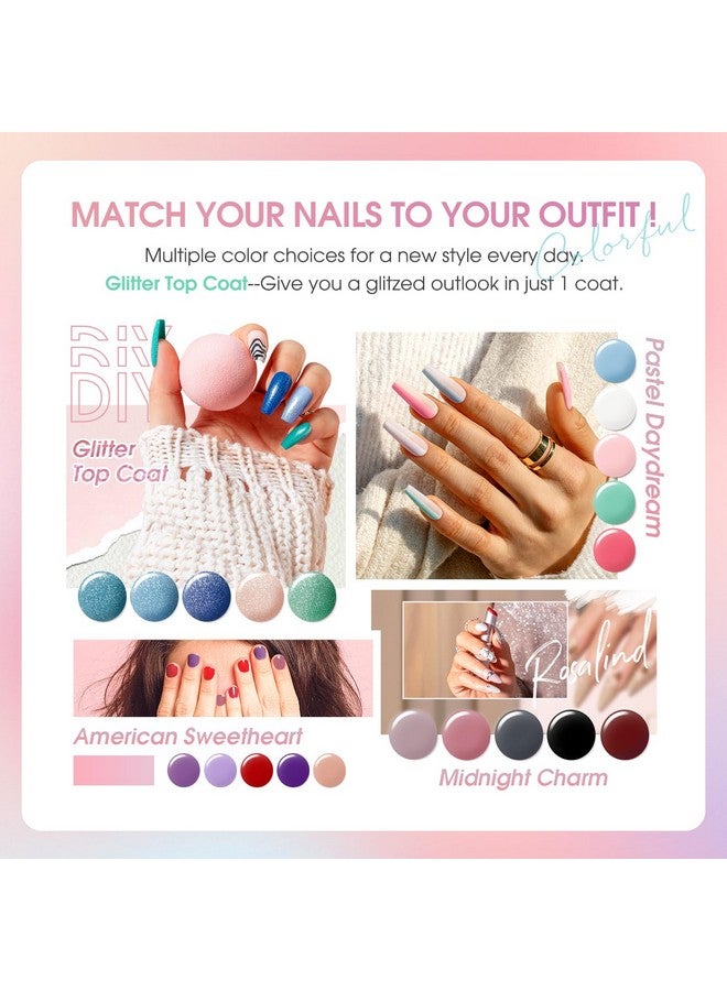 روزاليند مجموعة طلاء أظافر جل من روزاليند، 30 قطعة، مع قاعدة لامعة غير لامعة وطبقة علوية لامعة، طلاء أظافر جل متعدد الألوان، مجموعة أظافر جل تدوم طويلاً، هدايا مانيكير منزلية الصنع - Image 5