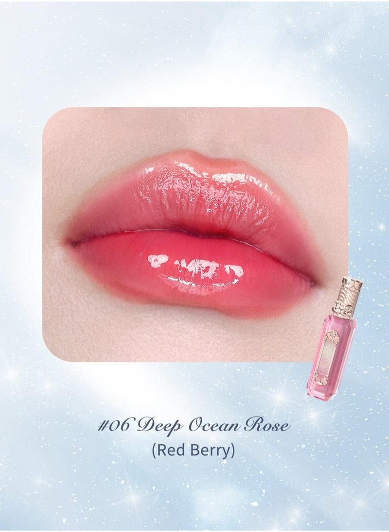 Flower Knows - Flower Knows Moonlight Mermaid Series Jewelry Lip Gloss 3.5ml (GE06 Deep Ocean Rose) - Image 1