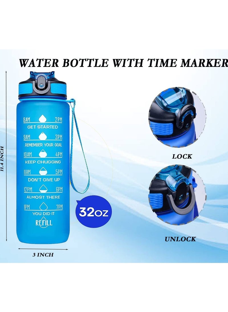 S2C Water Bottles 1L with Times to Drink and Straw, Motivational Water Bottle for kids Leakproof Drinking Sports Water Bottle for Fitness, Gym & Outdoor  - Image 4