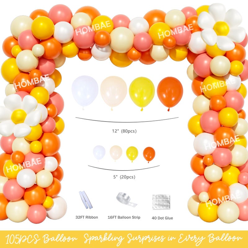 Hombae Sunshine Baby Shower Decorations for Girl, A Little Ray of Sunshine is Almost Here Party Decorations, Boho Sun Baby Shower Decorations Backdrop Balloons Banner Tablecloth Plates Napkins Forks - Image 3