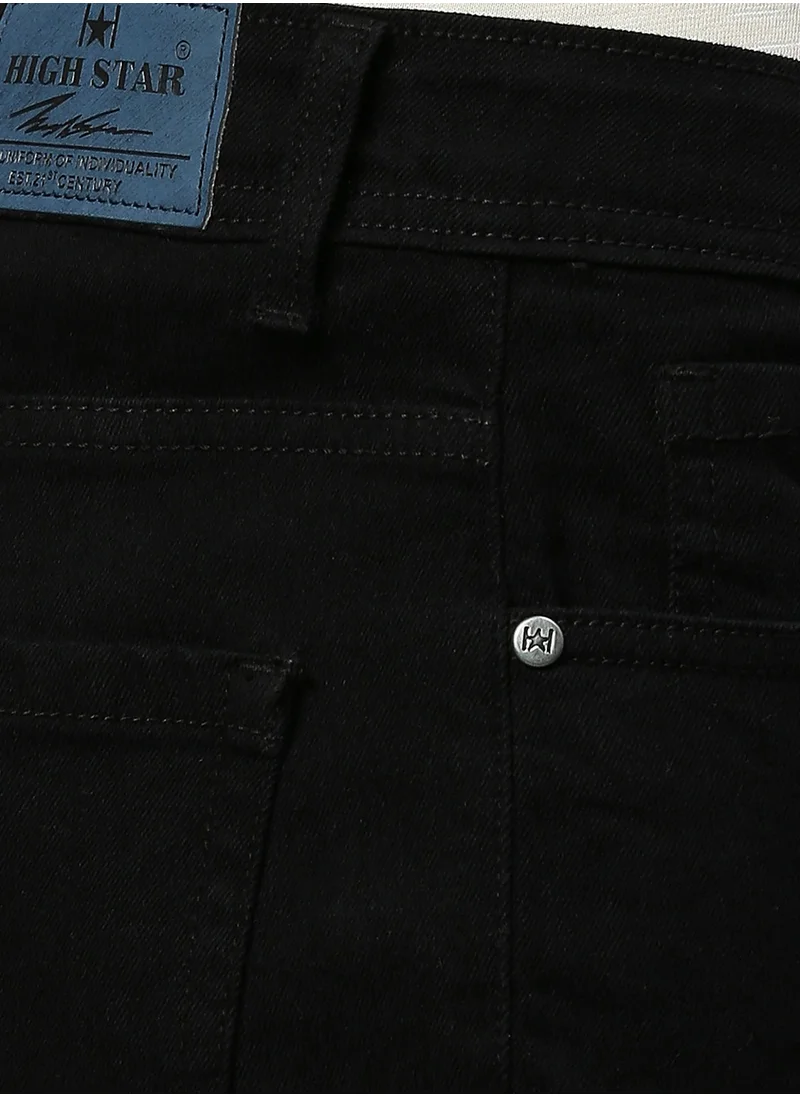 HIGH STAR Men Black Jeans