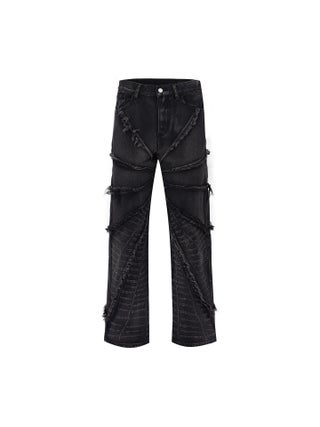 BAGGY JEANS American Style Retro Discarding Spider Web Rouge Jeans Mens European and American Style Fried Street Loose Pants Black gray (without leather label) - pzsku/ZDE07718F975CE9587BE6Z/45/1746224912/47dd1098-d8b3-458b-a493-48d9514f56c8