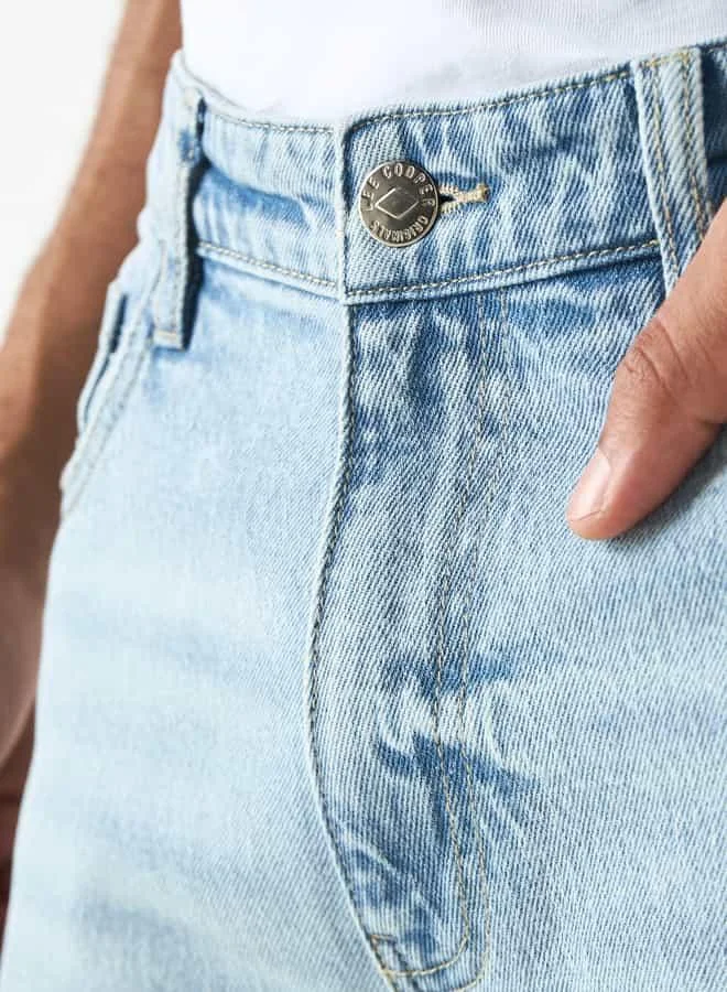 Lee Cooper Lee Cooper Straight Cut Jeans with Pockets